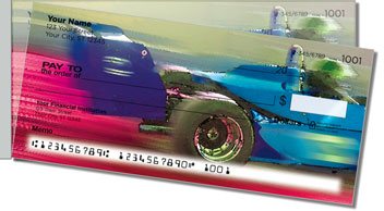 Car Racing Side Tear Design Checks
