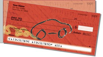Car Sketch Side Tear Design Checks