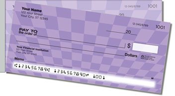 Checkerboard Pattern Side Tear Checks