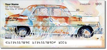 Checkerboard and Rust Personalized Checks