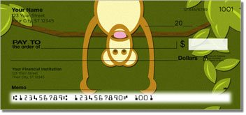Cheeky Monkey Personalized Checks