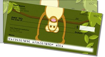 Cheeky Monkey Side Tear Personalized Checks