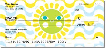 Cheery Day Personalized Checks