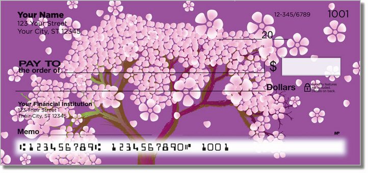 Cherry Blossom Personal Checks