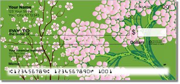 Cherry Blossom Personalized Checks