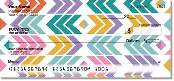 Chevron Geometrics Personalized Checks