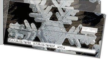 Christmas Snowflake Side Tear Checks
