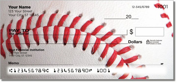 Classic Baseball Personal Checks