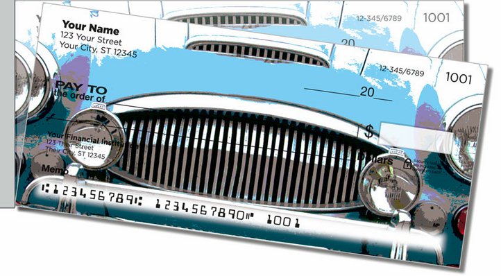 Classic Car Side Tear Personal Checks