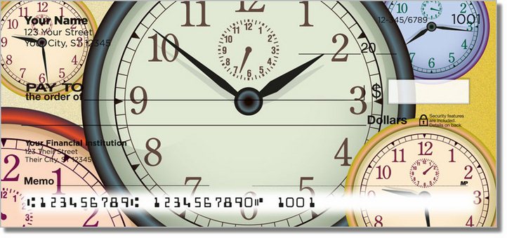Clock Face Personal Checks