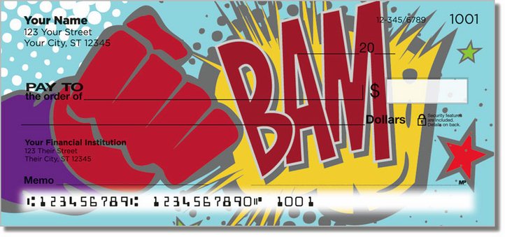 Comic Book Personal Checks