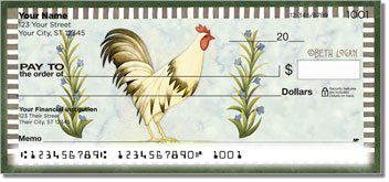 Country Rooster Design Checks