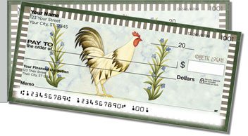 Country Rooster Side Tear Design Checks