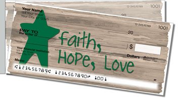 Country Sayings Side Tear Personalized Checks