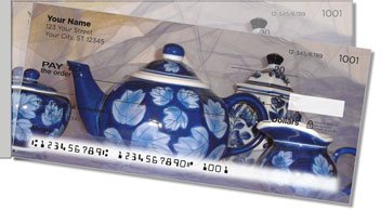Country Teapot Side Tear Personalized Checks