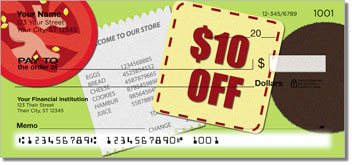 Coupon Clipper Personalized Checks