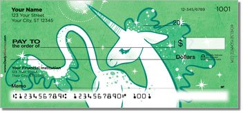 Cute Unicorn Personalized Checks