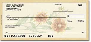 American Wildflowers Personalized Checks