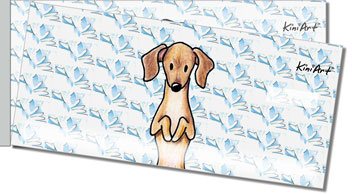 Dachshund Series Side Tear Design Checks