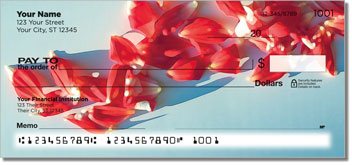 Dahlia Petal Personalized Checks