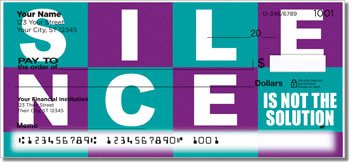 Domestic Violence Awareness Personalized Checks