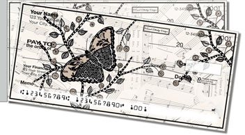 Eldridge Butterfly Side Tear Personalized Checks