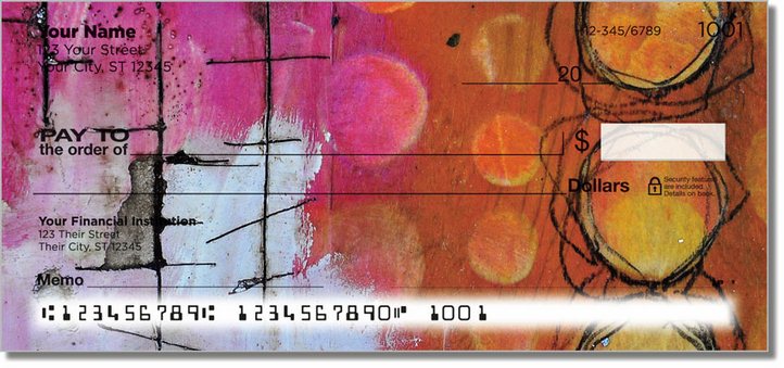 Encaustic Personal Checks