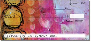 Encaustic Personalized Checks