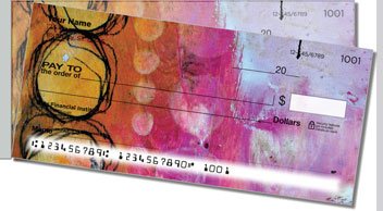 Encaustic Side Tear Personalized Checks