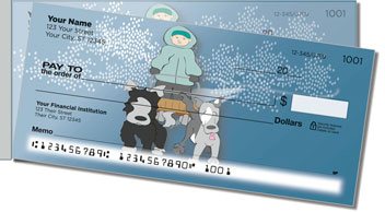Eskimo Side Tear Personalized Checks