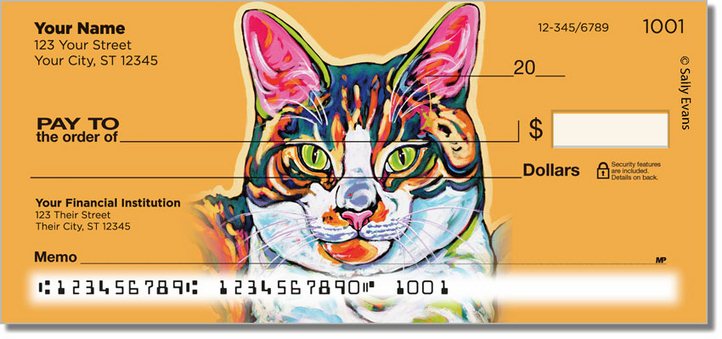Evans Cat Personal Checks - Personal Checks TM