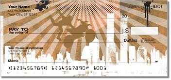 Extreme Motorcycle Personalized Checks