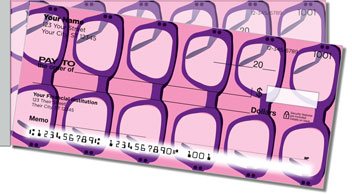 Eyeglass Side Tear Personalized Checks
