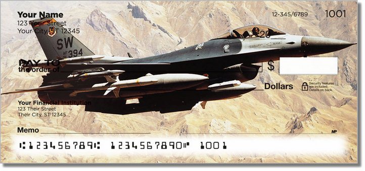 F-16 Fighter Jet Personal Checks