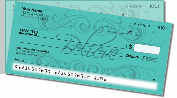 Faithful Foundations Side Tear Personal Checks