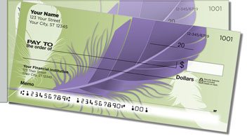Fancy Feather Side Tear Design Checks