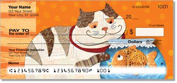 Fat Cat Personalized Checks