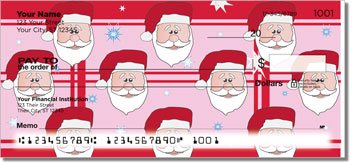 Father Christmas Personalized Checks