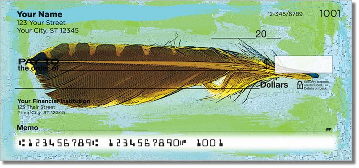 Feather Collection Personal Checks