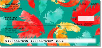 Feather Frenzy Personalized Checks