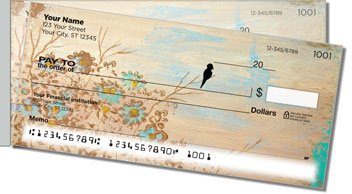Feathered Friend Side Tear Personalized Checks