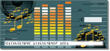 Feel the Beat Personalized Checks