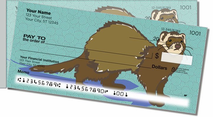 Ferret Side Tear Personal Checks