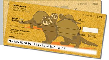 Ferret Side Tear Personalized Checks
