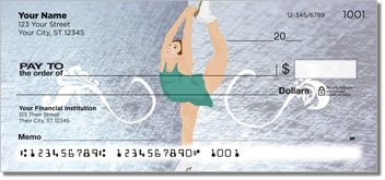 Figure Skater Personalized Checks