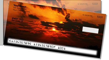 Filtered Ray Side Tear Personalized Checks