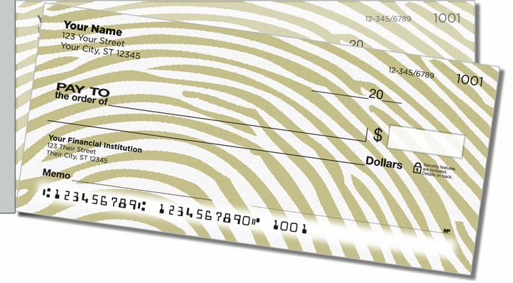 Fingerprint Side Tear Personal Checks