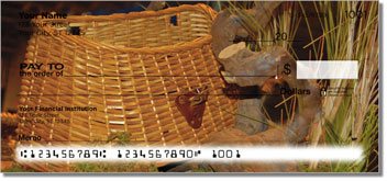 Fish Basket Personalized Checks