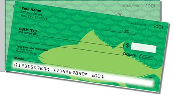Fish Pattern Side Tear Personalized Checks