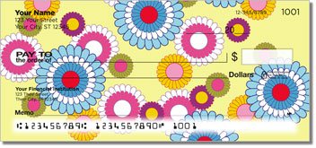 Flashback Flower Personalized Checks